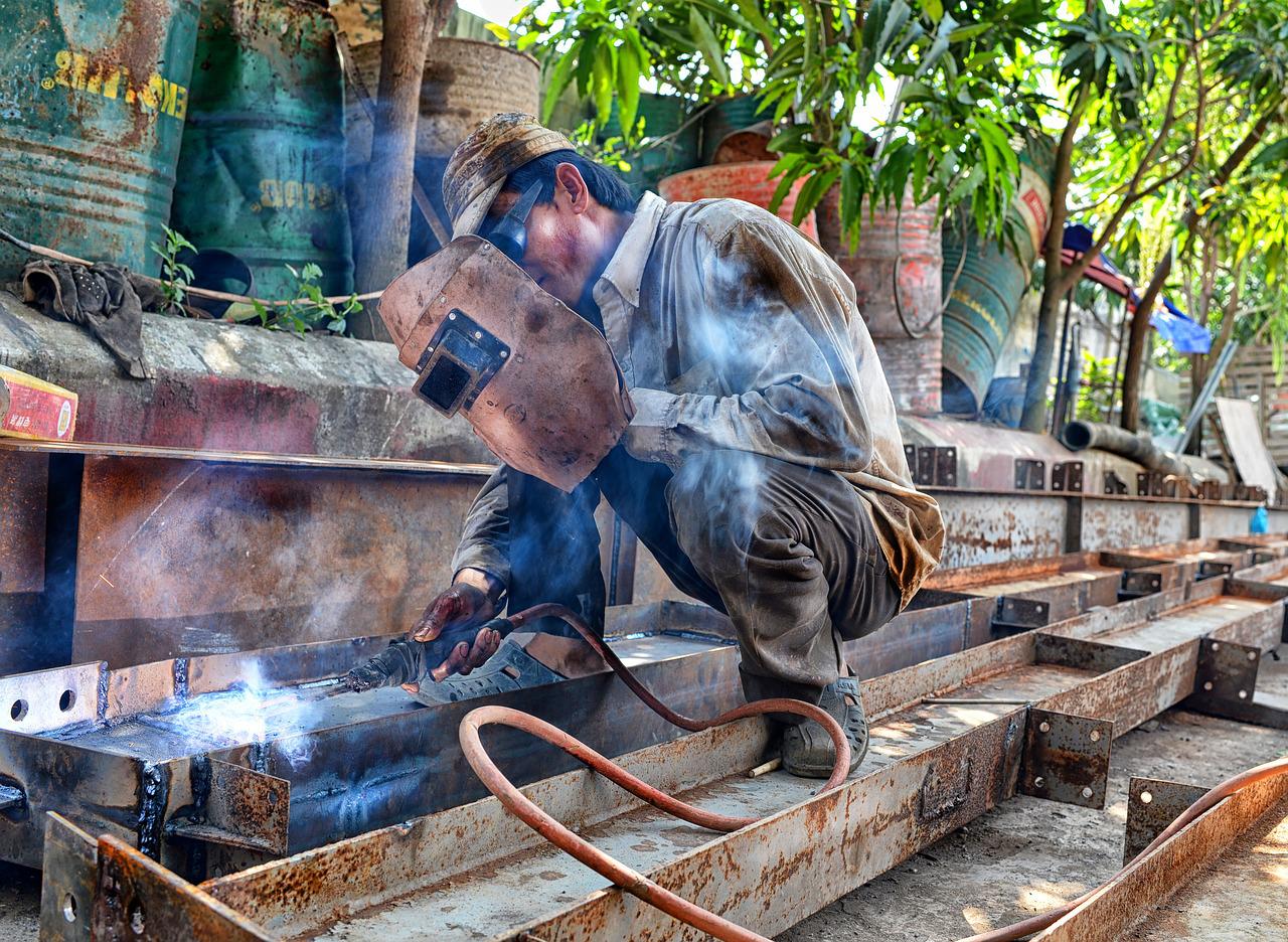 Employees working